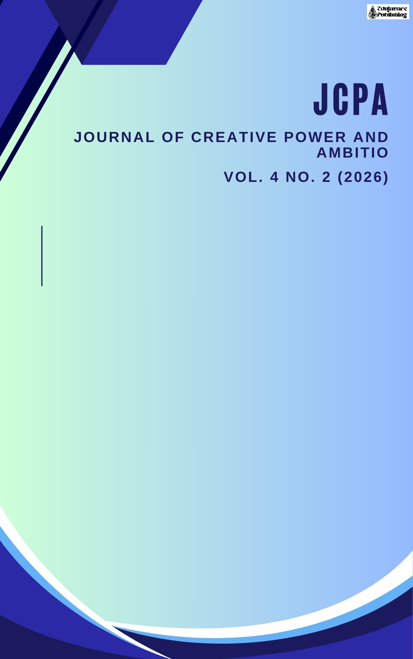					View Vol. 4 No. 02 (2026): Journal of Creative Power and Ambition (JCPA) 
				